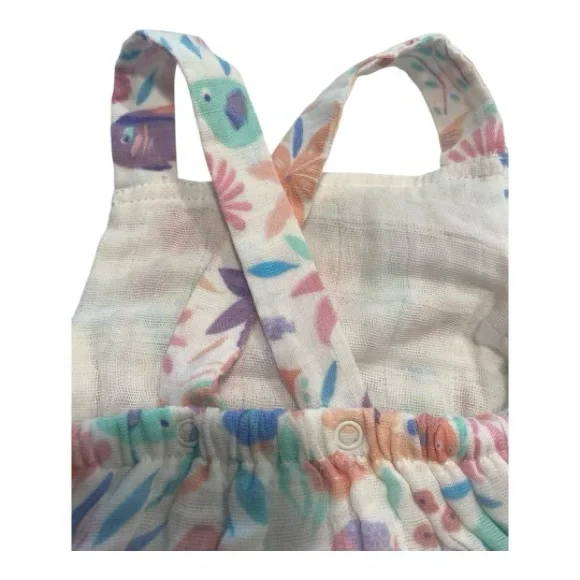 Angel Dear Tropical Fish Floral Ruffle suit 3-6 mo - Picture 5 of 6